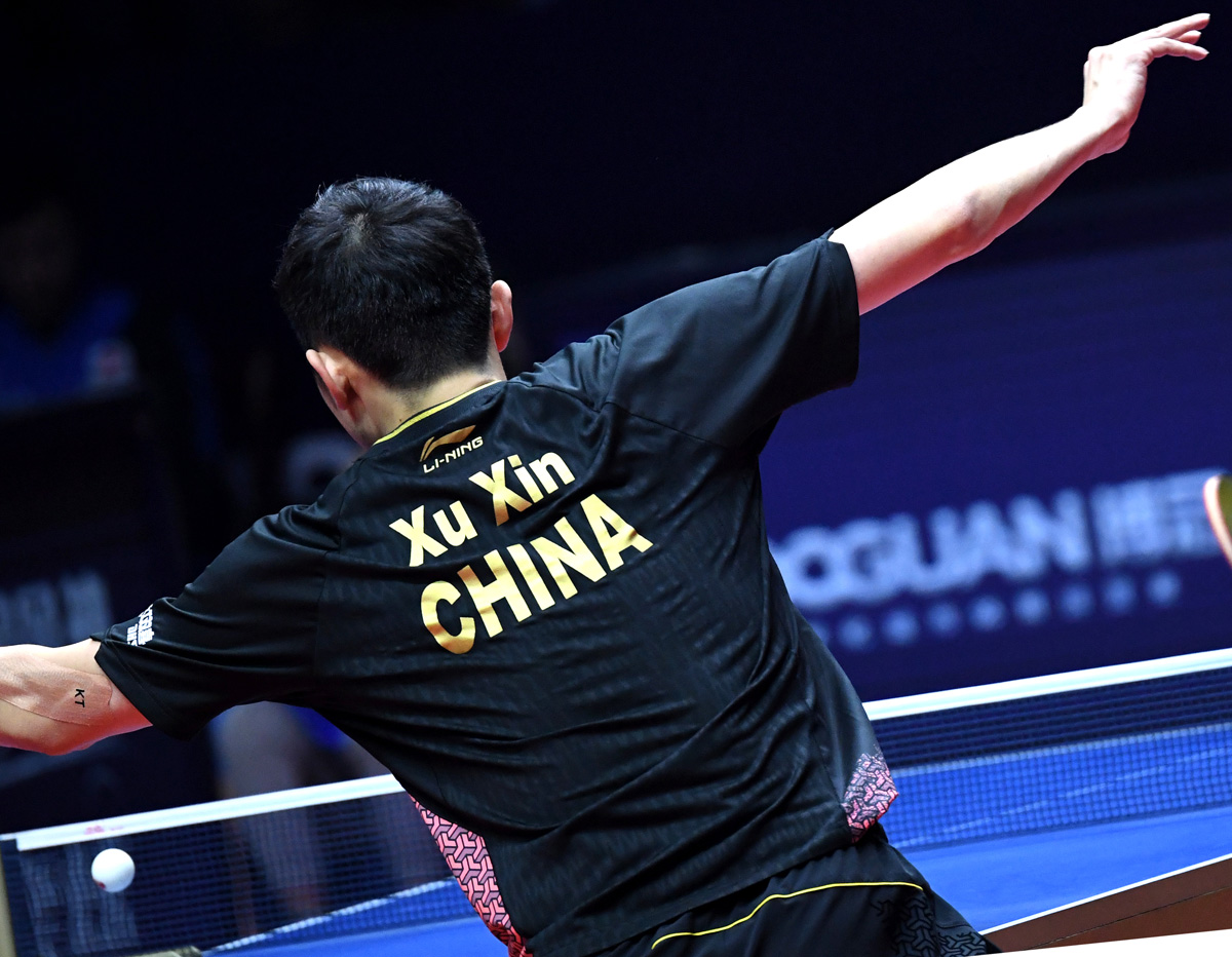 瑞典队鏖战奥地利队,许昕高光表现 瑞典队鏖战奥地利队,许昕高光表现