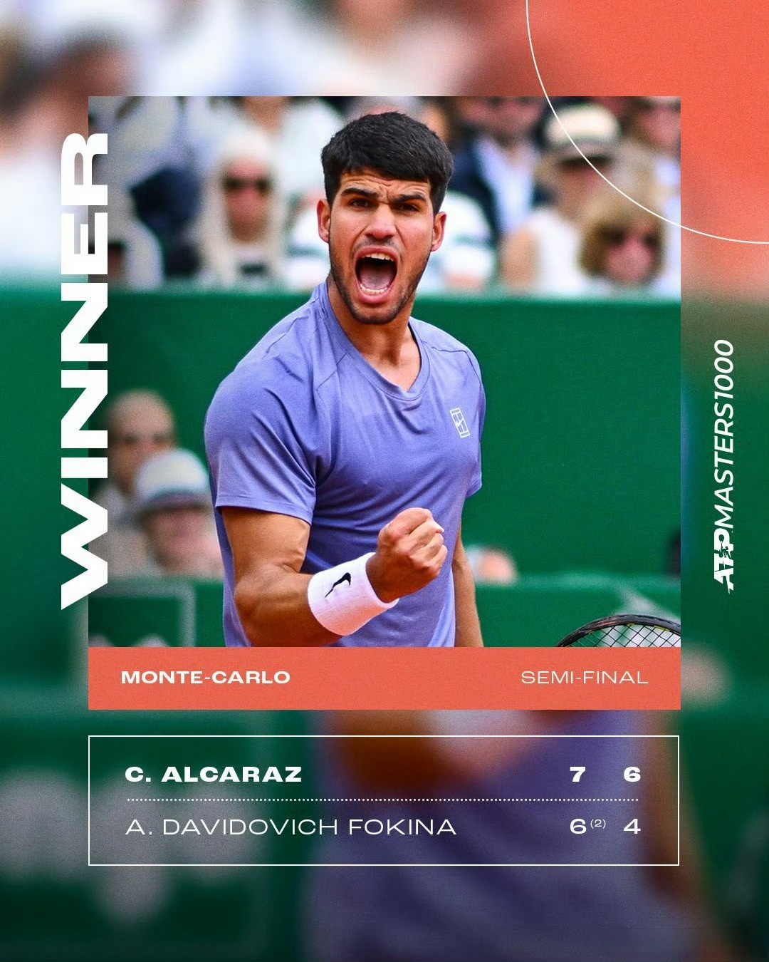 开云体育入口-ATP总决赛完胜蒙特卡洛大师赛，鲁德带队取胜